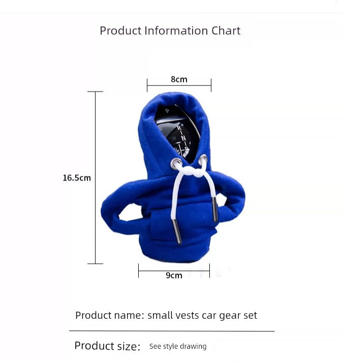 Shift Lever Winter Hoodie Shirt Car Gear Handle Cover