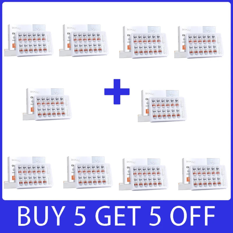 Facial Microneedling Serum Yeast Freeze-Dried Power Skin Care Set Shrink Pores Moisturizing Brighten Anti Aging Peptides Essence