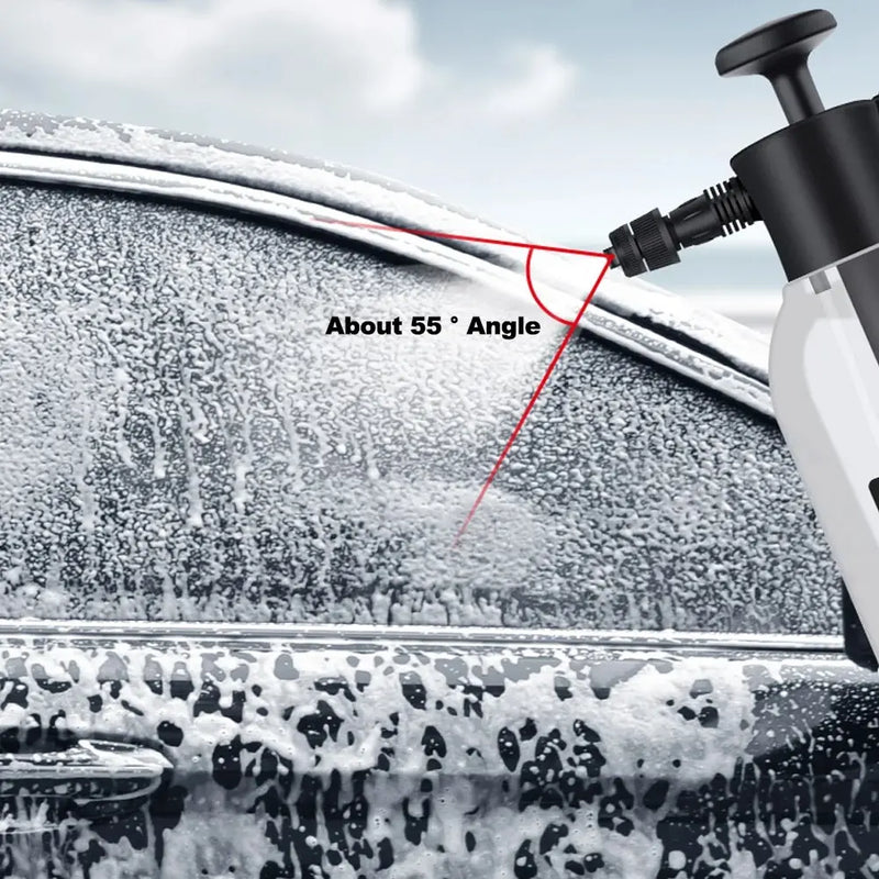 2L Foam Sprayer Car Wash Hand-held Foam Watering Can Air Pressure Sprayer Plastic Disinfection Water Bottle Car Cleaning Tools