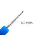 1pc Carbide Tungsten Nail Drill Bit Rotate Burr Milling Nail Cutter Bits Electric Drill Machine For Manicure Pedicure Tools