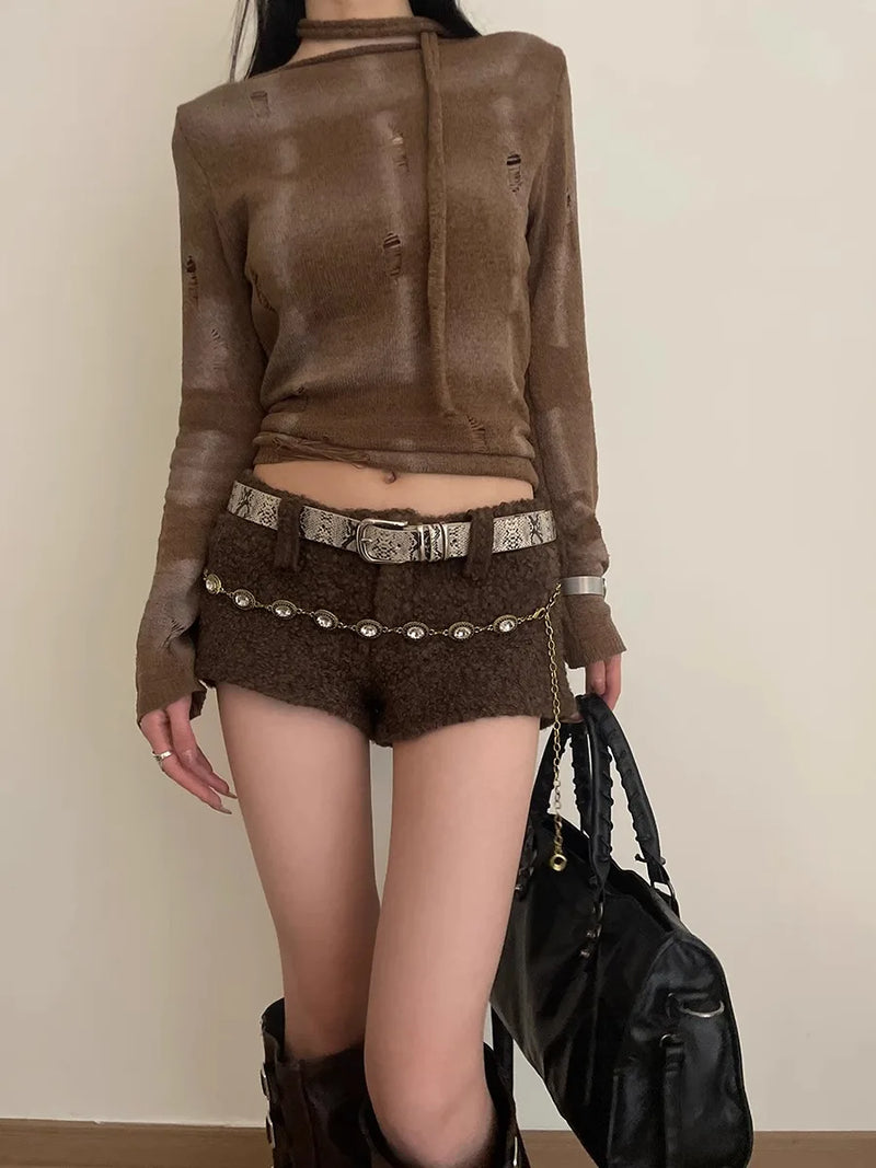 Fashion And Personality Belt Female Design Feeling Small Leopard Print Snake Skin Cool Cool N Spice Girl Style All-In-One Belt