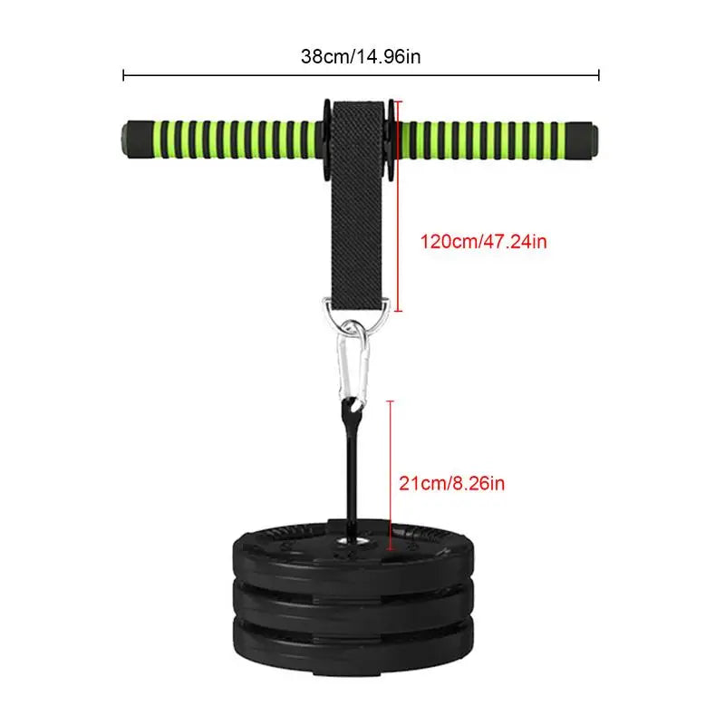 Arm Training Roller Thickened Sponge Grip Wrist Trainer Pulldown Bar Bodybuilding Unisex Portable Workout Equipment
