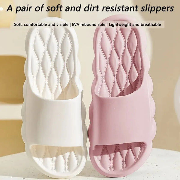 Women Summer Slippers Men Home Shoes Household Indoor Bathroom Bathing Couple EVA Slippers Sandals Slippers Anti-slip Anti-odor