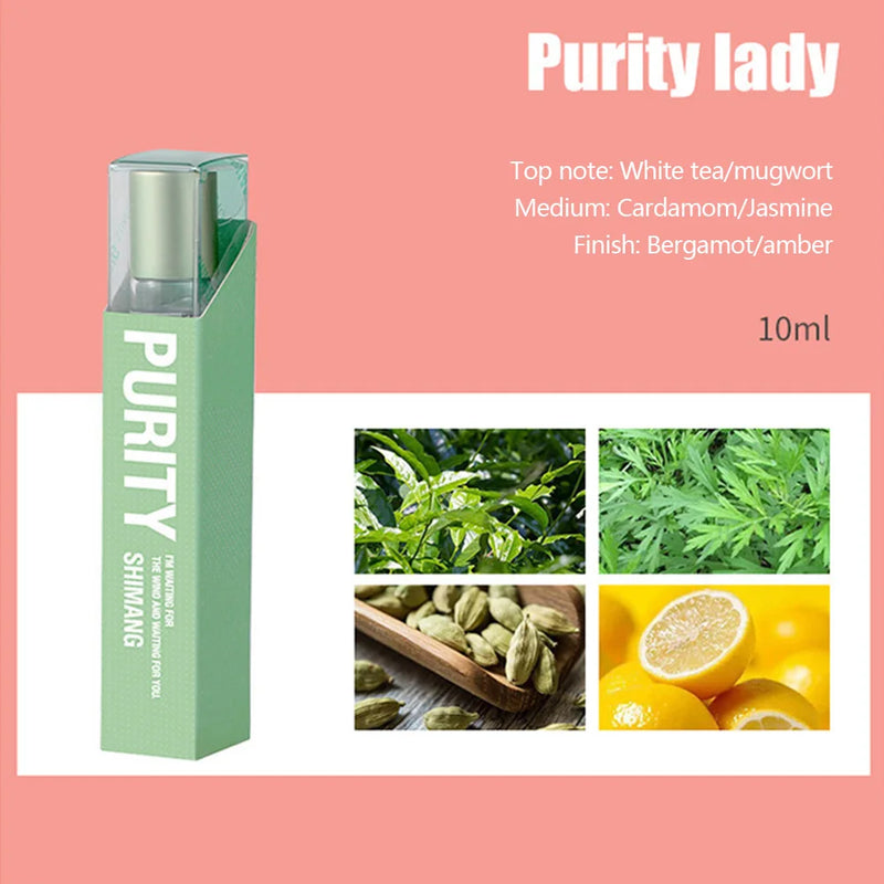 10ml Pheromone Perfume with Roller Woman Body Essential Scented Water Flirt Oil Long Perfume Fragrance Attract