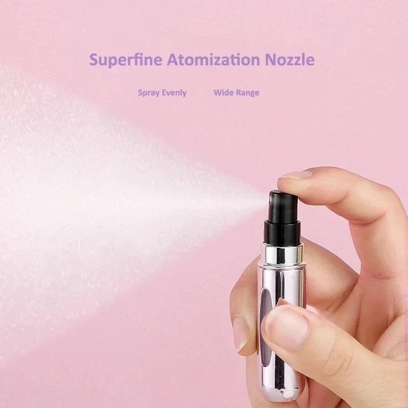 1/5Pcs Travel Perfume Bottle Refillable Portable Mini Atomizer Spray Refill Bottle Women Pocket Dispenser Cologne Sprayer 5ml