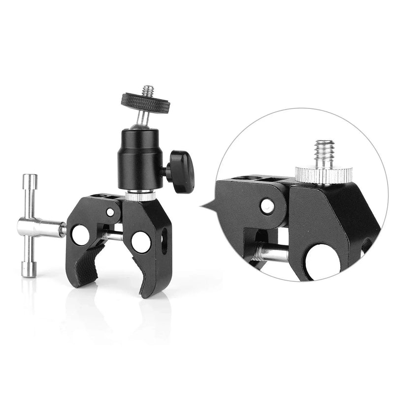 1/4" Male to 1/4" Male Threaded Metal Adapter 1/4 Inch Double Male Screw Adapter Supports Tripod Stand Camera Accessories