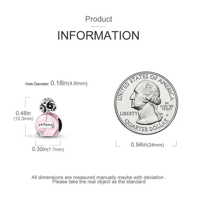 925 Sterling Silver Pink Series Charms Bow Tie Girl Cake Princess Beads Pendant Fit Original Bracelet DIY Jewelry Gift For Woman