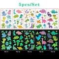 Luminous Tattoo 5 10pcs/Set Temporary Tattoos Mermaid Licorne Children Stickers for Kids Pokemon Tattoo Tattoo for Kids Unicorn