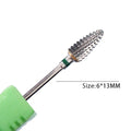 1pc Carbide Tungsten Nail Drill Bit Rotate Burr Milling Nail Cutter Bits Electric Drill Machine For Manicure Pedicure Tools