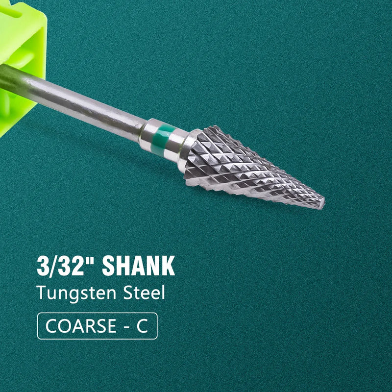 Dmoley Tungsten Carbide Nail Drill Bit Electric Manicure Drills For Milling Cutter Ceramic Nail Burr Pedicure Accessories