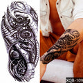 Wolf Men Waterproof Temporary Tattoo Sticker Arm Cool Art Hipster Snake Black Transfer Washable Clock Totem