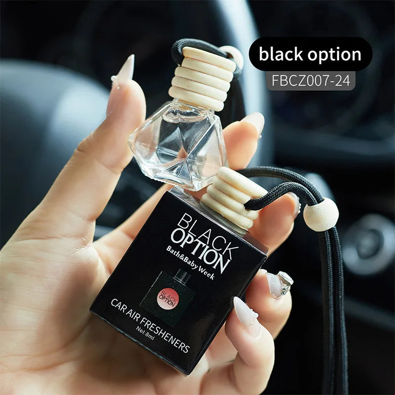 Charming Refreshing Car Perfume Long-lasting Light Fragrance Car Aromatherapy Pendant Luxury Brand Air Purification Accessories