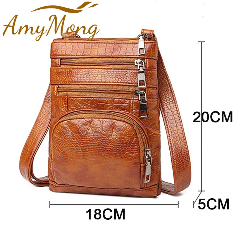 Multi-pockets Casual Shoulder Bags Women's Retro Flap Handbag Purse Bags Female Crossbody Bag Fashion Luxury Sac A Main Bolsos