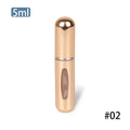 5ml Portable Mini Refillable Perfume Bottle With Spray Scent Pump Empty Cosmetic Containers Atomizer Bottle For Travel