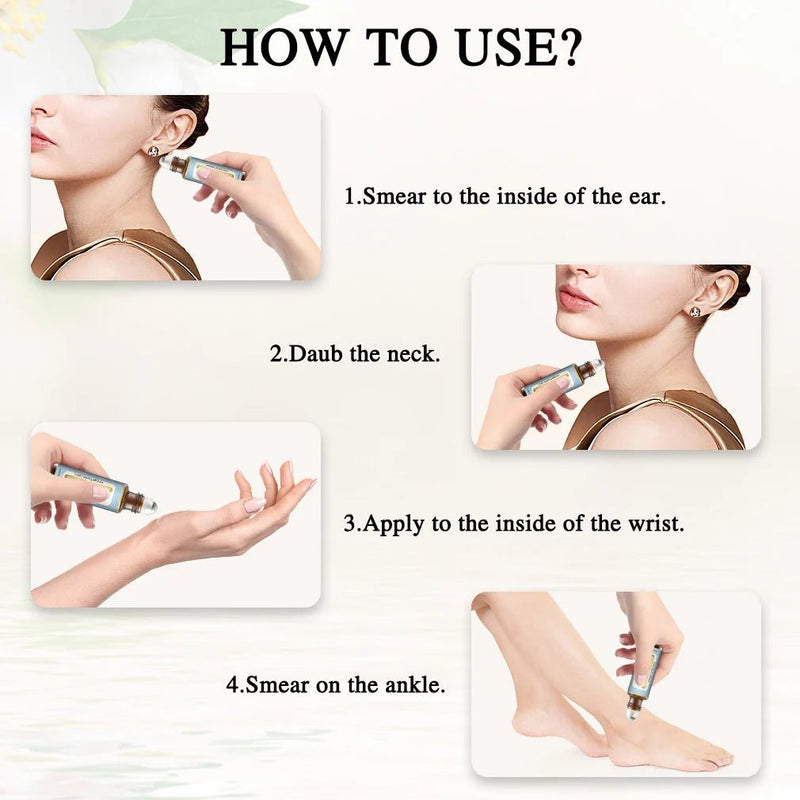 EUQEE 10ML Angel Coconut Vanilla Good Girl Roller Fragrance Oils For Women Easy Carry,Long Lasting Aromatherapy Body Fragrance - ZeeBelle.com